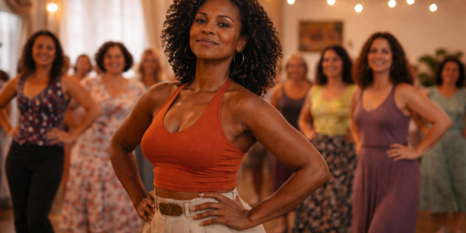 mulheres dançando dança de salão em baile no Brasil